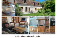 Maison à Pellevoisin - Ravissante longère- 3 chb- wifi-...