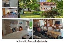 Villa à Pellevoisin - Chaleureuse longère-4 chb-jardin-...