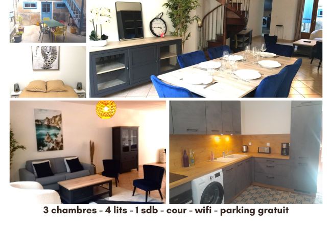 Maison à Vatan - Belle Maison 3 chb-8 pers-cour-Vatan centre 