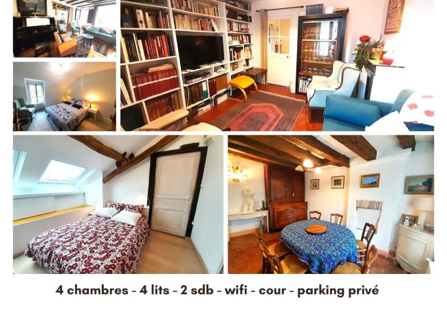 Maison à Châteauroux - Chtx, belle maison de ville 4 chb cour privée 