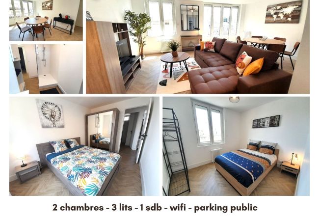Appartement à Châteauroux - Meublé cosy-2chb-6 pers- wifi- centre ville (4) 