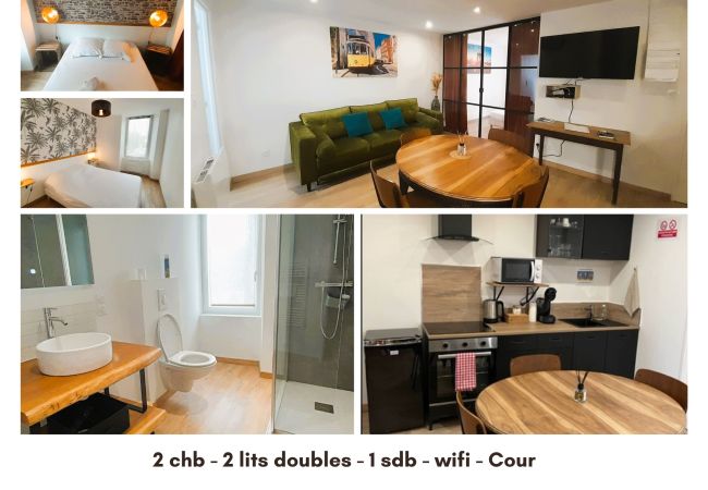 Appartement à Châteauroux - Bryas 2 - wifi- cour- 2chb 