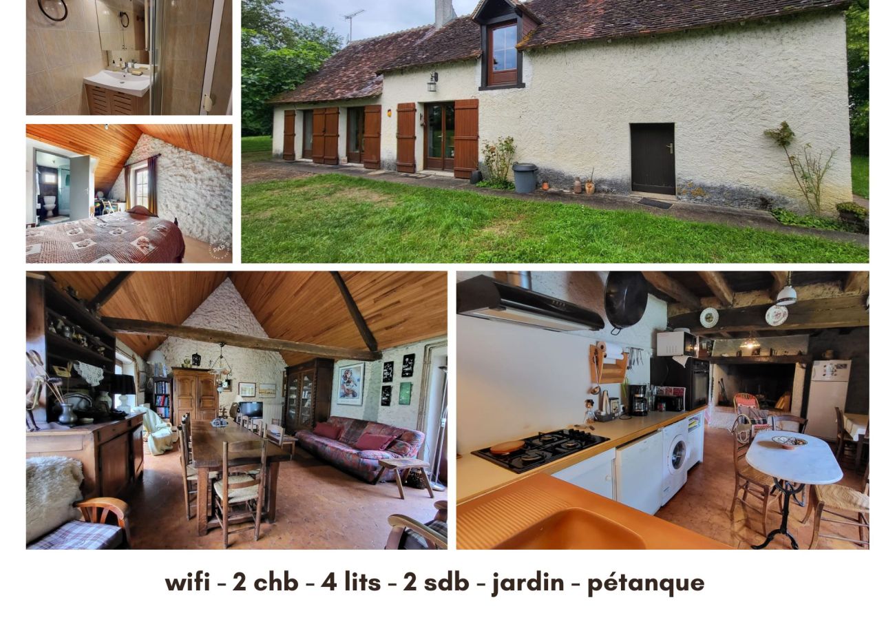 Maison à Ardentes - Maison de campagne  proche de la forêt, calme, 6p