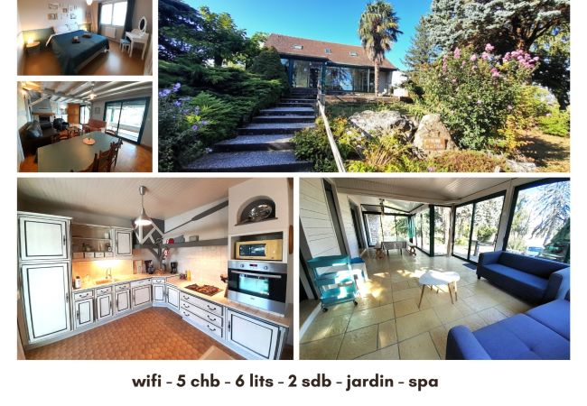 Maison à Buzançais - Le Rio Clopet- grande maison-11 pers-SPA-jardin