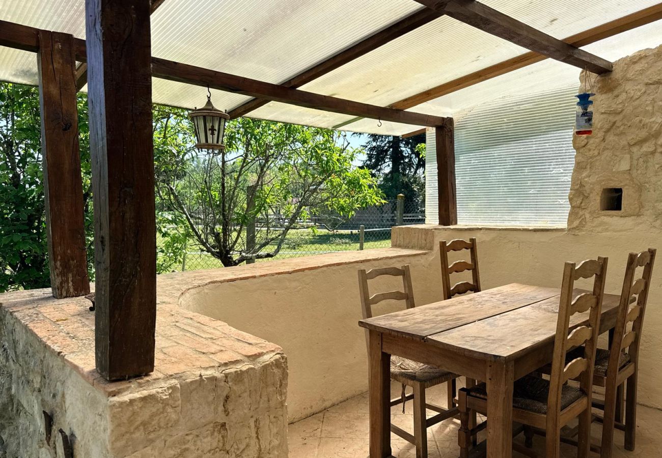 Maison à Lye - Jolie Maison 7 pers-piscine-clim-Beauval 10 min