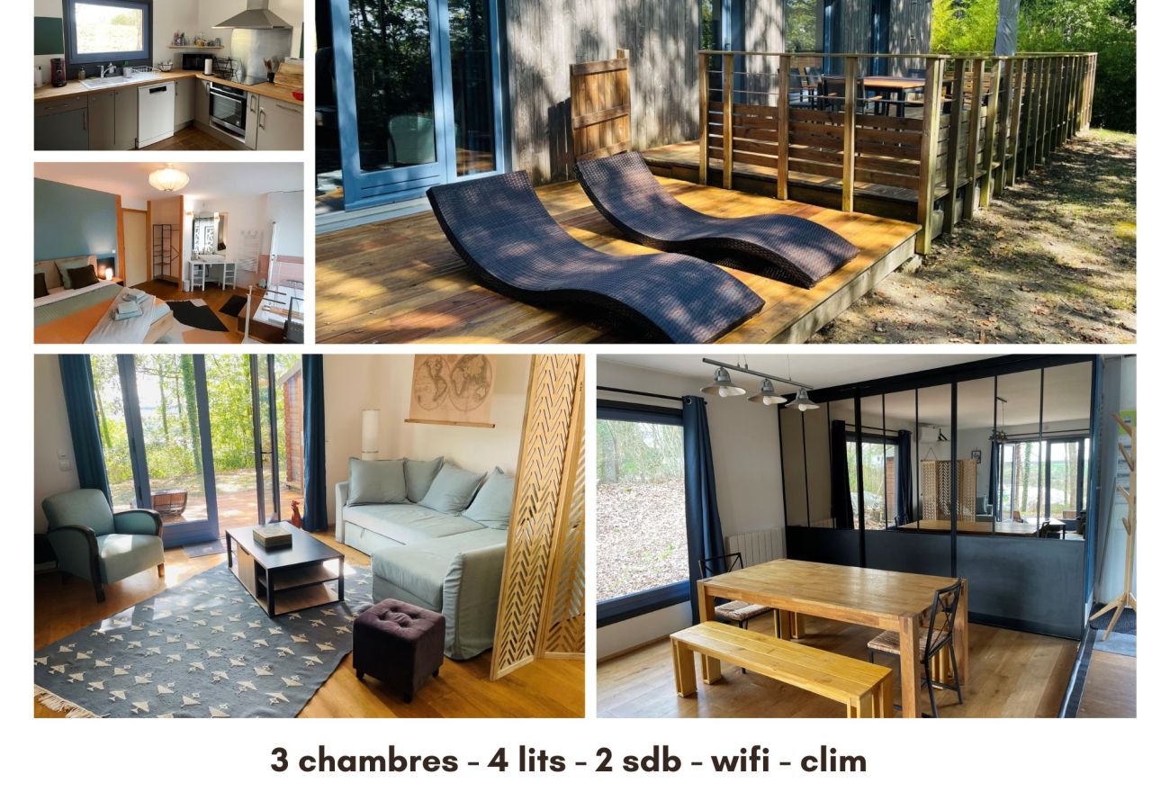 Chalet à Chemillé-sur-Indrois - Lodge du Lac, évasion nature proche zoo de Beauval