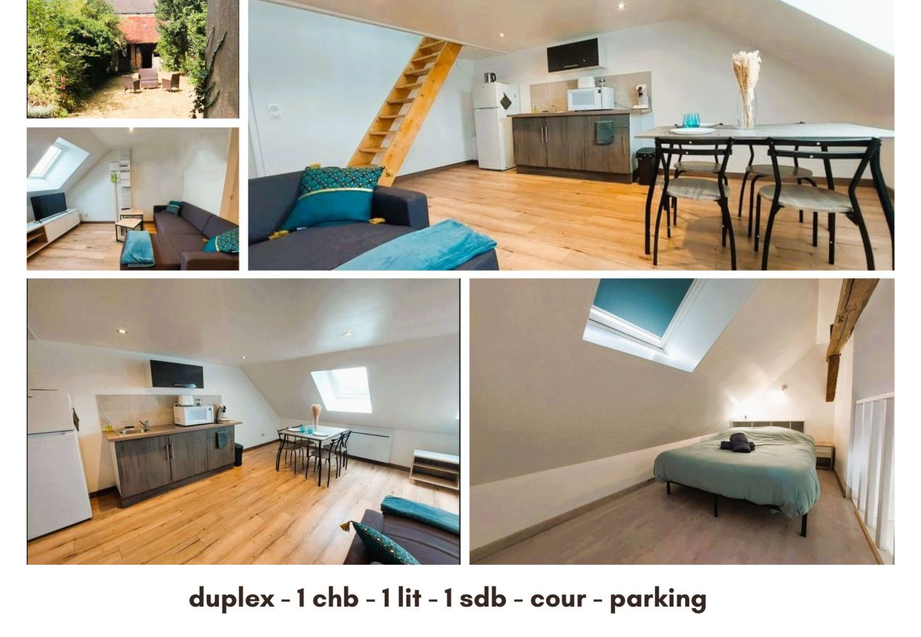 Appartement à Vierzon - Le Grand Duplex, calme et confort