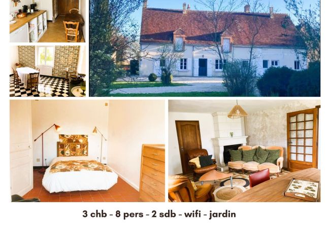 Maison à Poulaines - Domaine des Tauperons-8 pers-proche Beauval-wifi