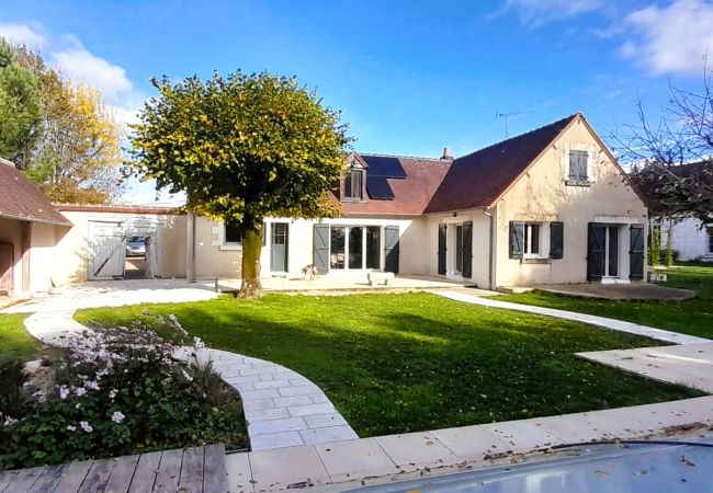 Maison à Baudres - Baudres jolie maison 6/8 pers jardin pisicne wifi 