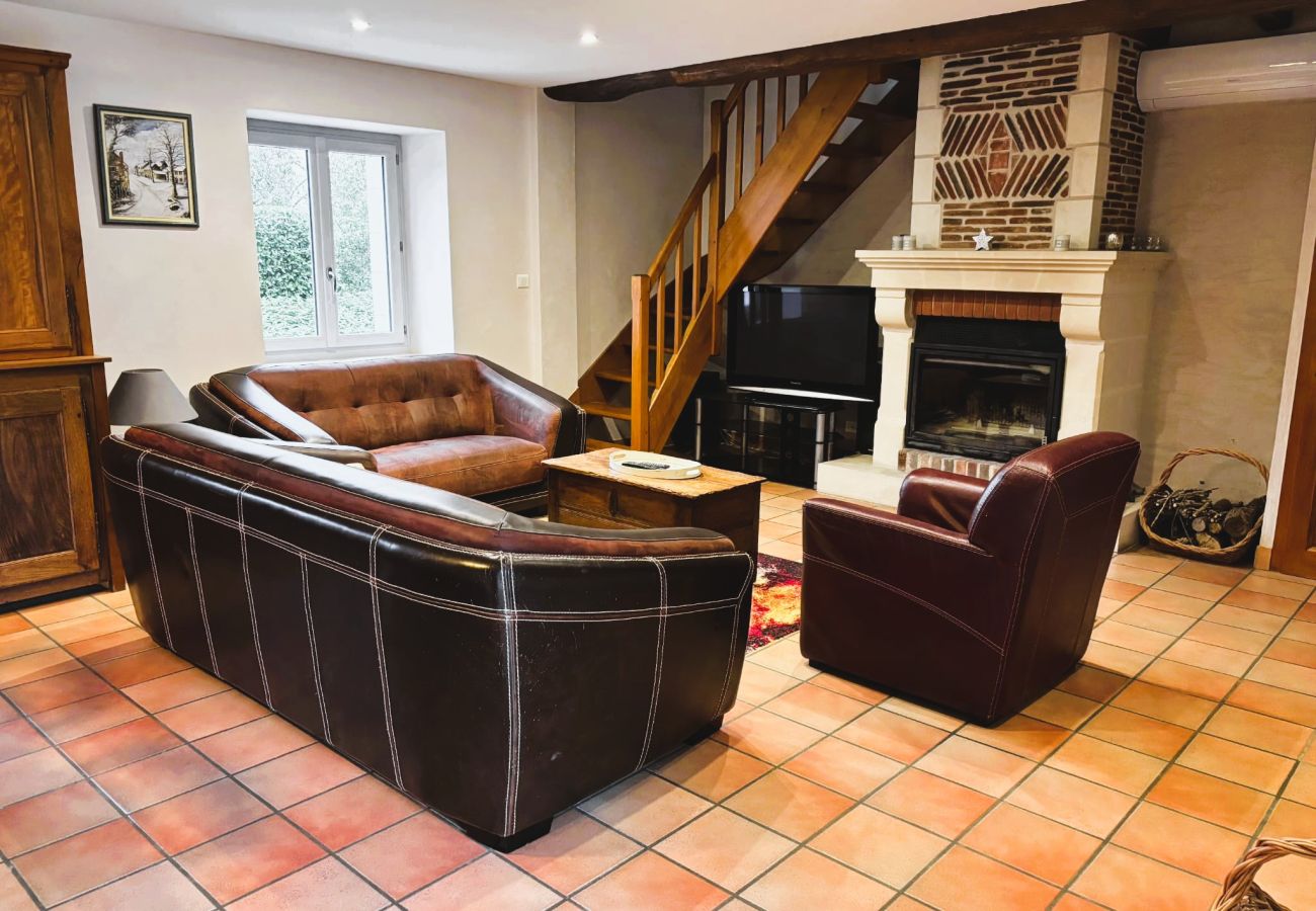 Maison à Baudres - Baudres jolie maison 6/8 pers jardin pisicne wifi 