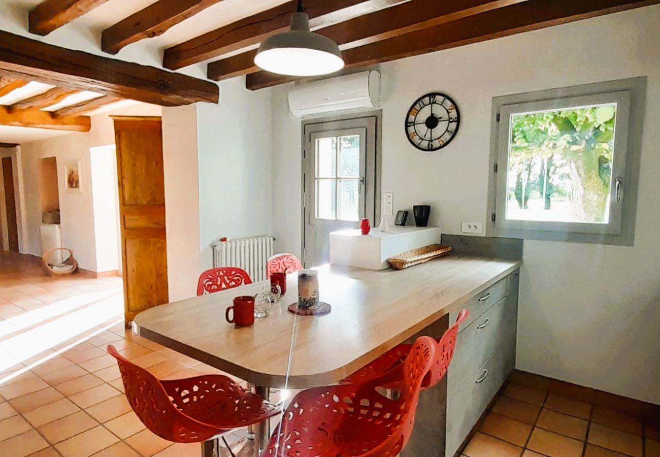 Maison à Baudres - Baudres jolie maison 6/8 pers jardin pisicne wifi 