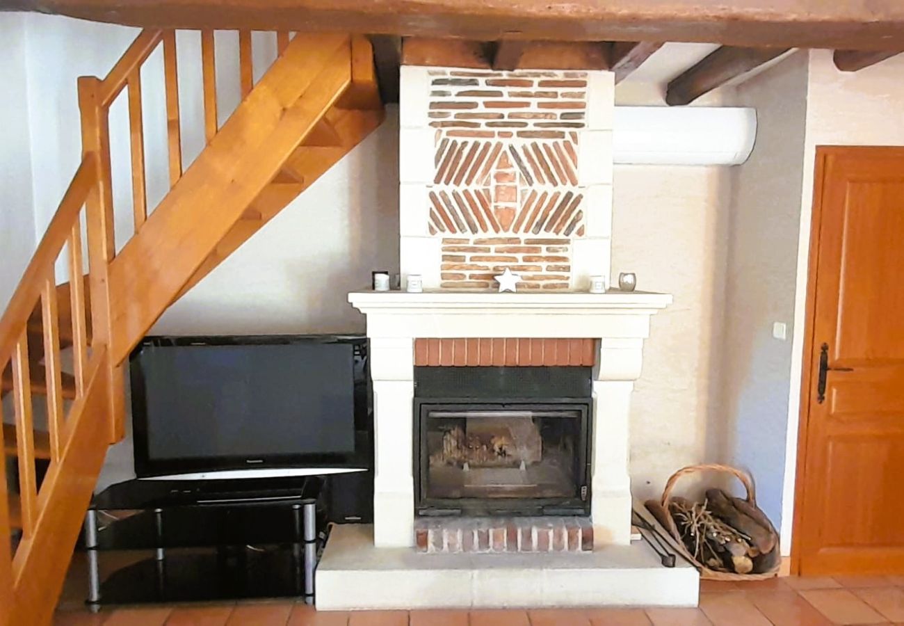 Maison à Baudres - Baudres jolie maison 6/8 pers jardin pisicne wifi 