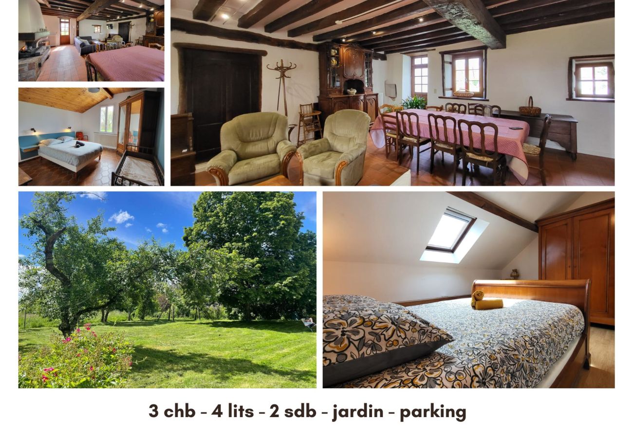 Maison à Lys-Saint-Georges - La petite Léontine - maison 3 chb 7 pers jardin