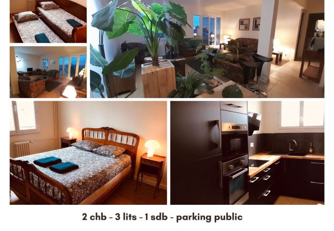 Appartement à Châteauroux - B- Meublé cosy centre ville 4 pers - ascenseur