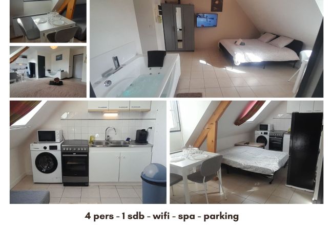 Studio à Déols - Déols Studio balnéo 2/4 pers- wifi-parking