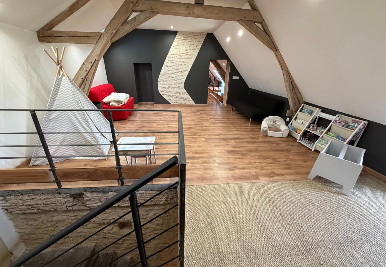 Maison à Argy - Longère familiale - 7 pers - wifi - jardin