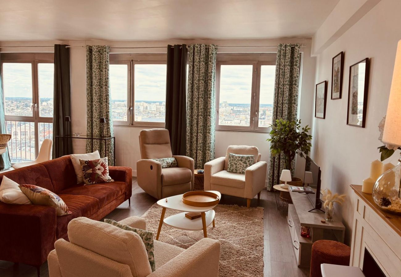 Appartement à Châteauroux - Superbe T3 - Chateauroux centre - vue panoramique - wifi