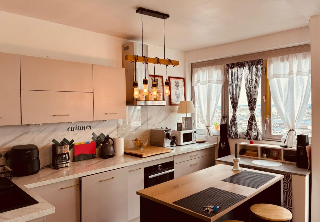 Appartement à Châteauroux - Superbe T3 - Chateauroux centre - vue panoramique - wifi